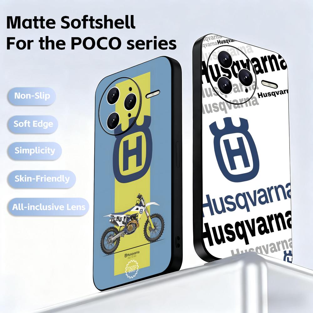 Phone Cases H&M - ホットなバイクH-Husqvarnaフォンケース Xiaomi POCO M7 M6 M5