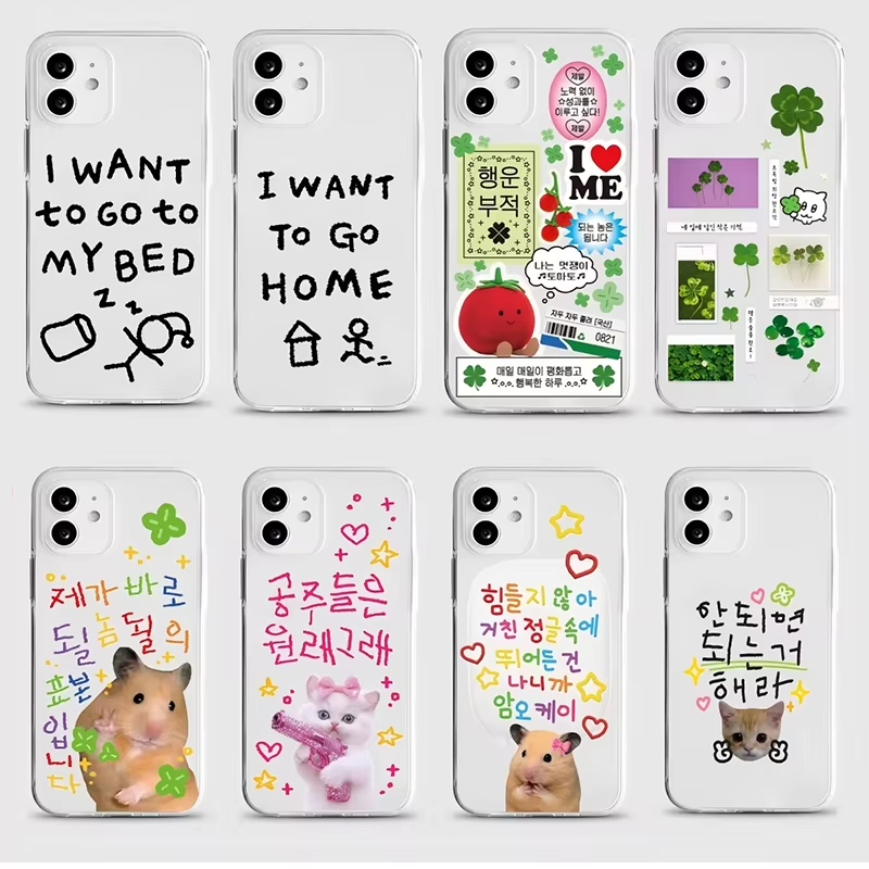 韓国風可愛い四つ葉のクローバー柄スマホケース iPhone  - Phone Cases Xr Iphone のレビューと価格