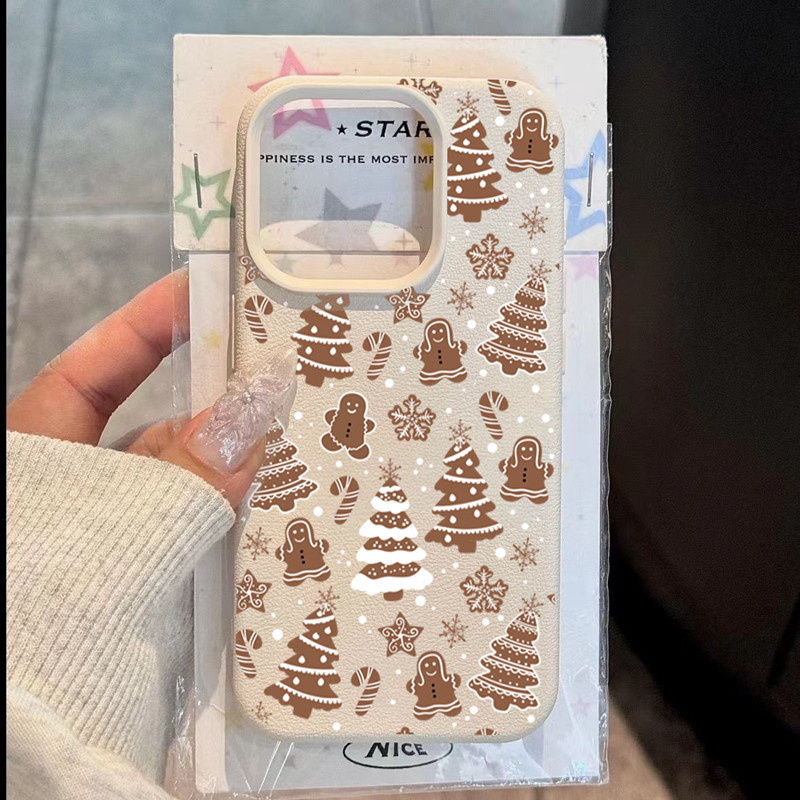 漫画のクリスマスツリーと雪の結晶のiPhoneケース（iPh - Phone Cases Xr Iphone のレビューと価格