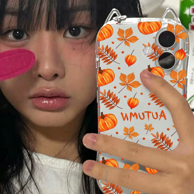 秋のカボチャと落ち葉柄のiPhoneケース（iPhone 1 - Phone Cases Iphone 13 のレビューと価格
