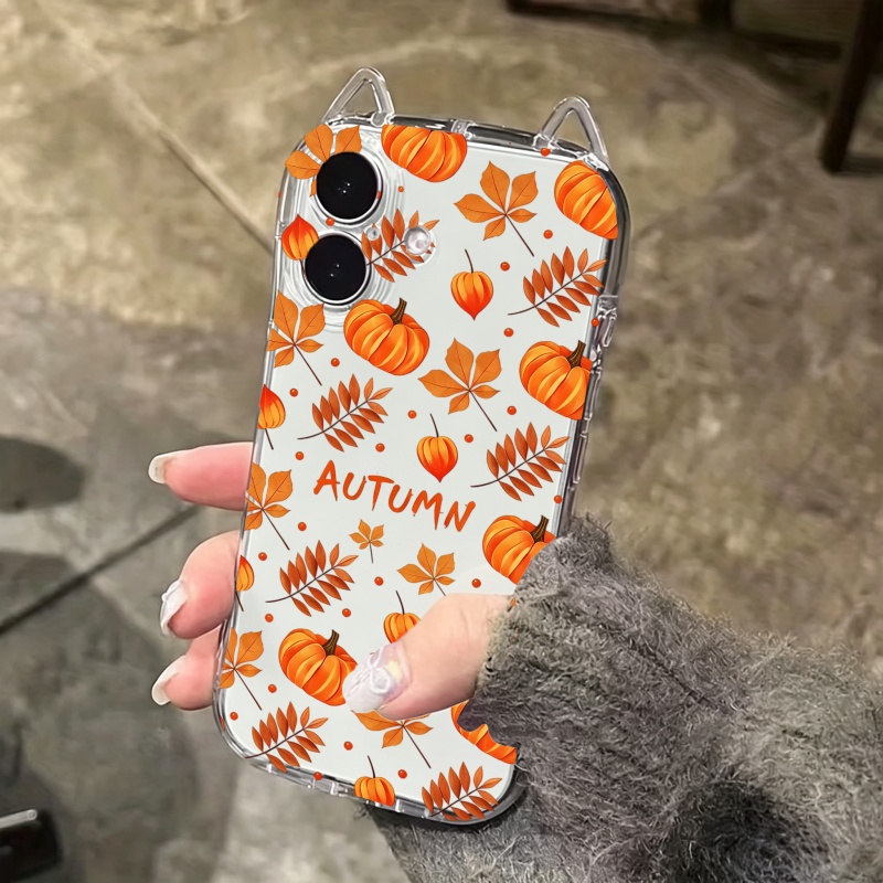 秋のカボチャと落ち葉柄のiPhoneケース（iPhone 1 - Phone Cases Iphone 13 のレビューと価格