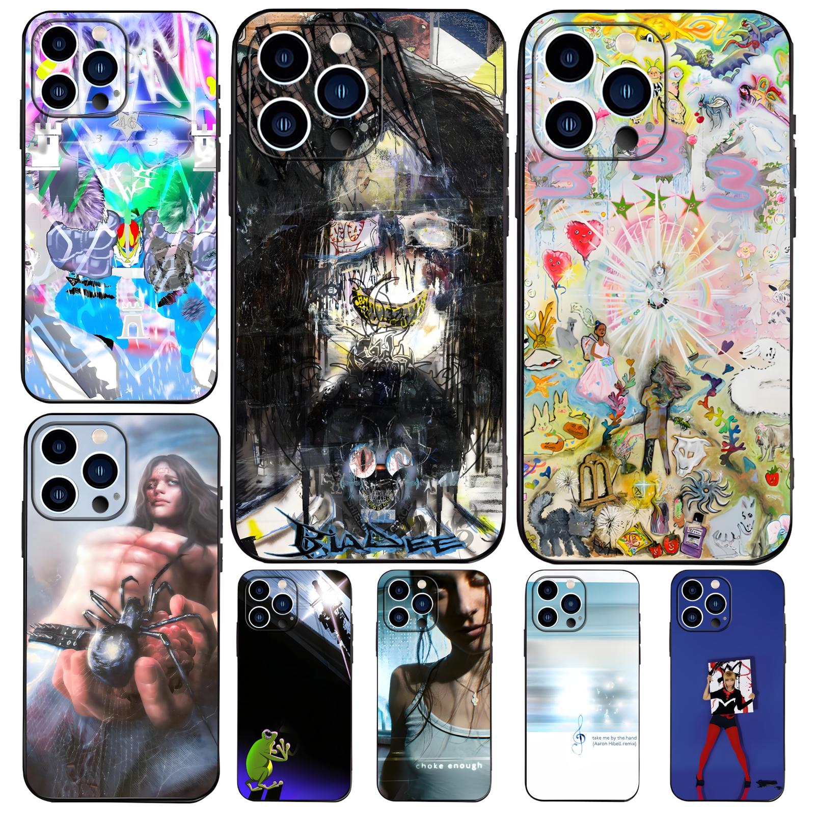 ミュージックアルバム B-Bladee 333  iPhon - Phone Cases Iphone 13 のレビューと価格