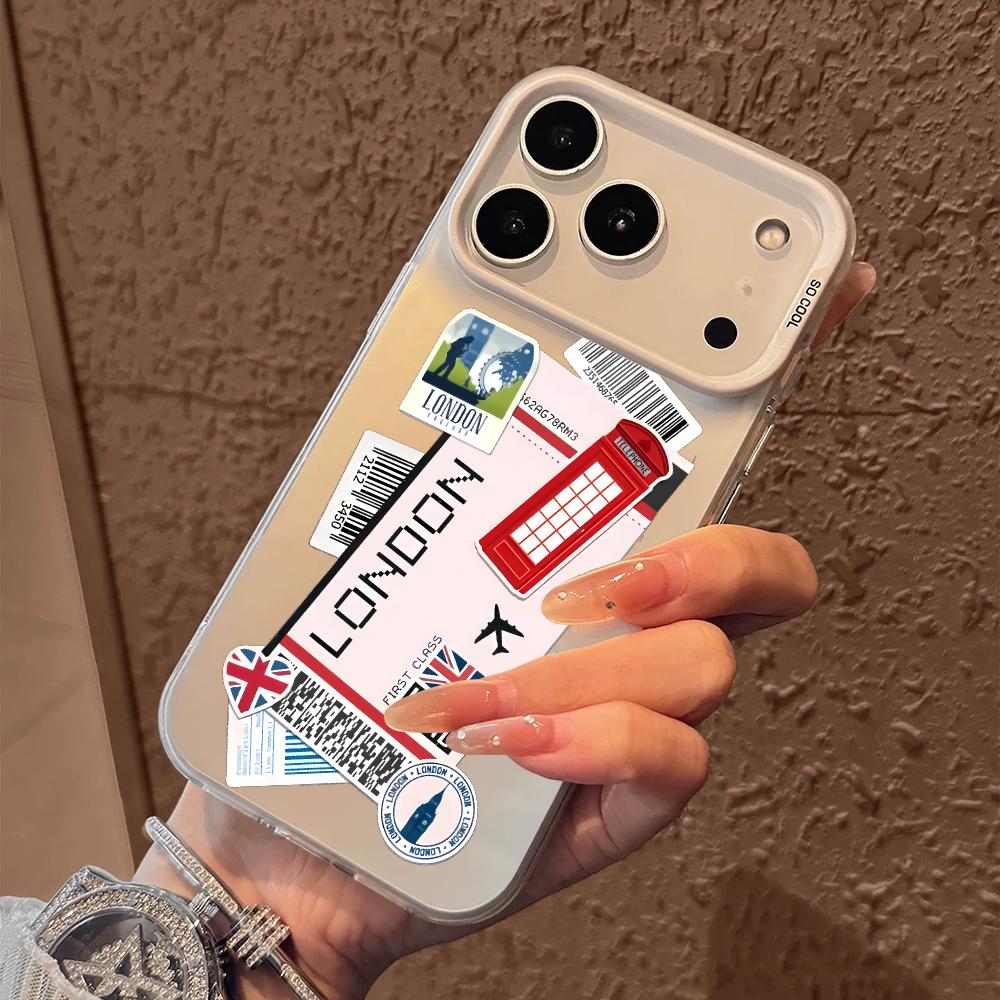 「ロンドン・コールリング」旅行日記デザインのiPhone 1 - Phone Cases London のレビューと価格