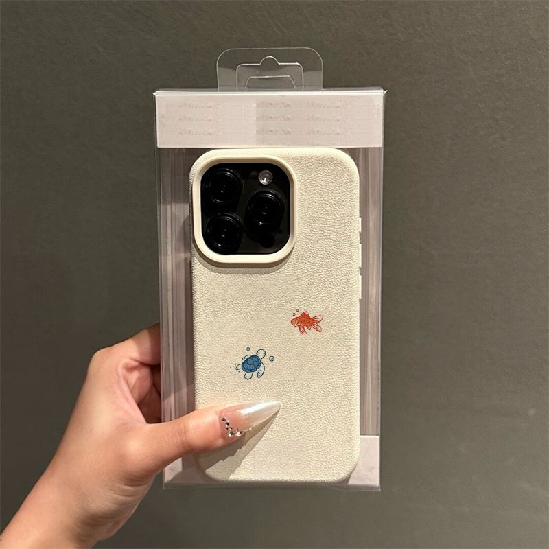 INS タートル柄の金魚模様キャンディカラー シリコン製レン - Phone Cases Xr Iphone のレビューと価格
