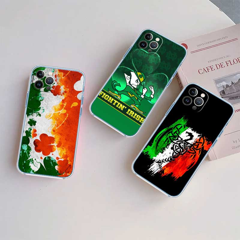 HY13 アイルランド アイルランド国旗 透明電話ケース S - Phone Cases Ireland のレビューと価格